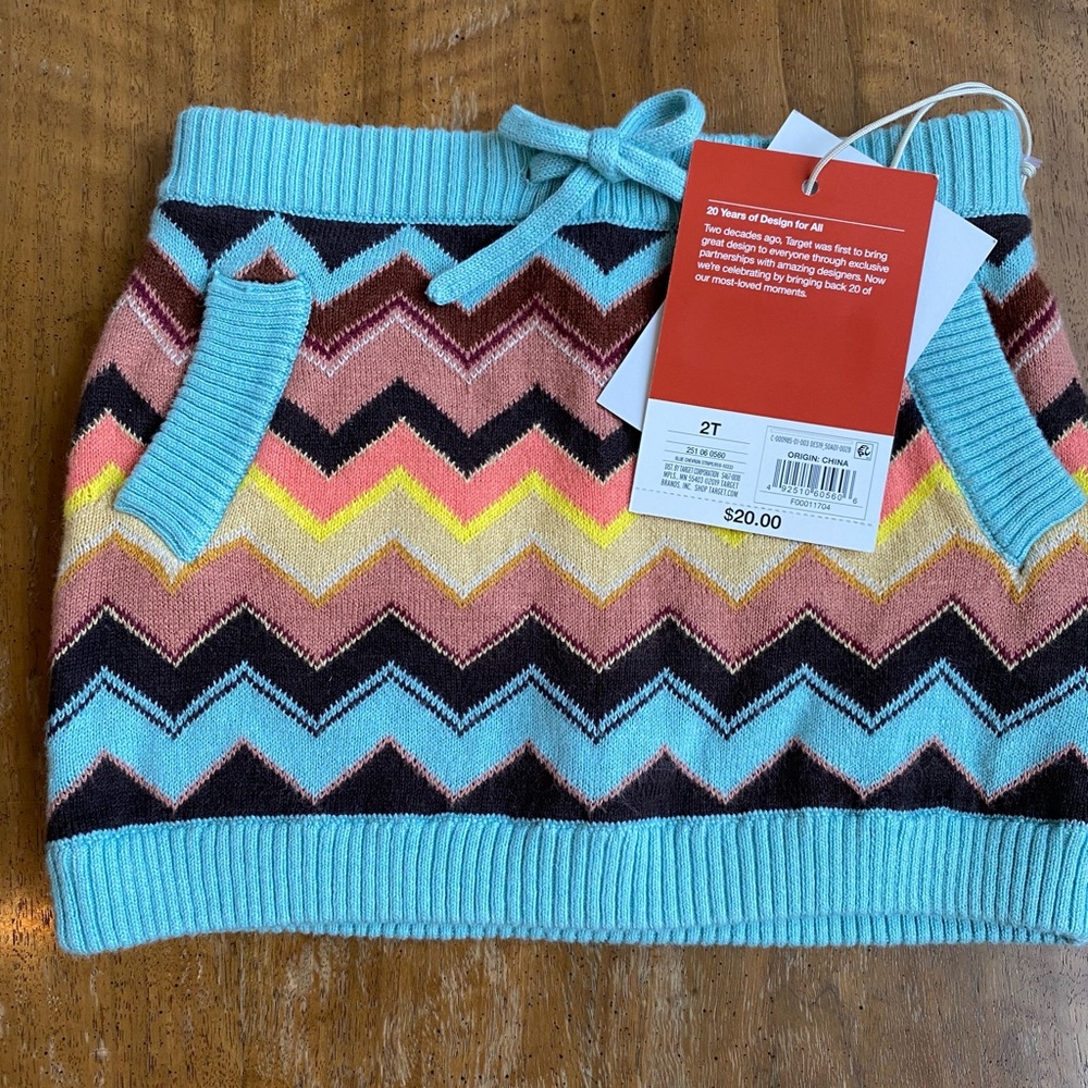 NWT Missoni for Target Toddler Girl Skirt